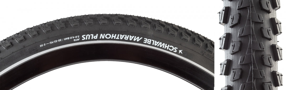 Tire SWB Marathon Plus MTB 27.5x2.25 Perf Twin SM-GUARD BK/BK/REF Dual E50 Wire (Q)