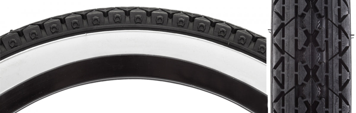 Sunlite Tire 20x2.125 CST241 BK/WHT Cruiser Wire (SKU 59613)