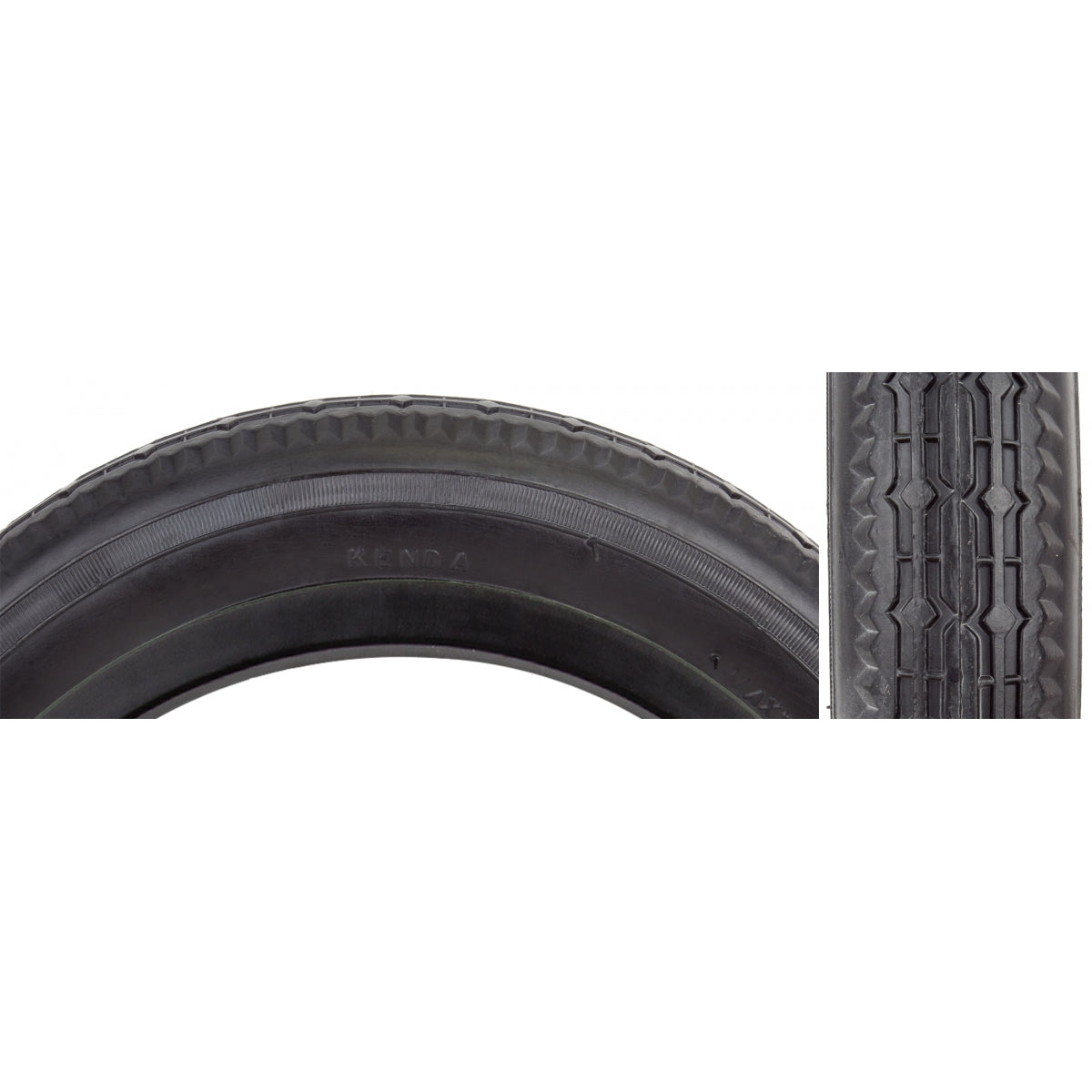 Tire Sunlt 12-1/2x2-1/4 BK/BK STRT K124 Wire