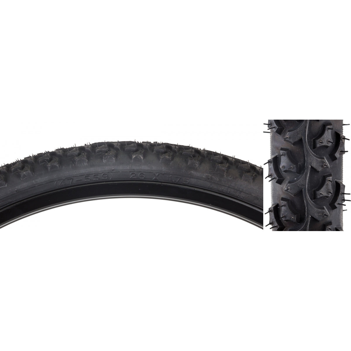 Tire Sunlt 26x1.75 BK/BK Alphabite K831 Wire