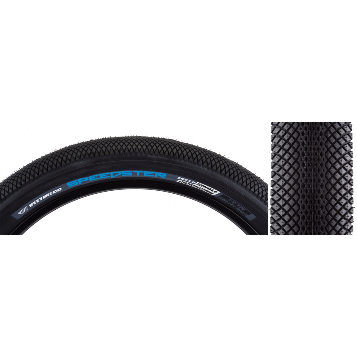 Tire Vee Speedster 26x3.5 BK Wire