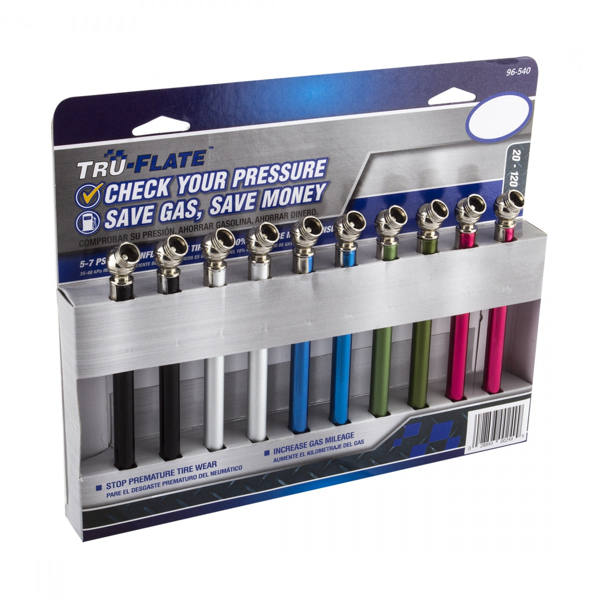 Tool Tire Gauge Truflate Pencil Display Card OF 10
