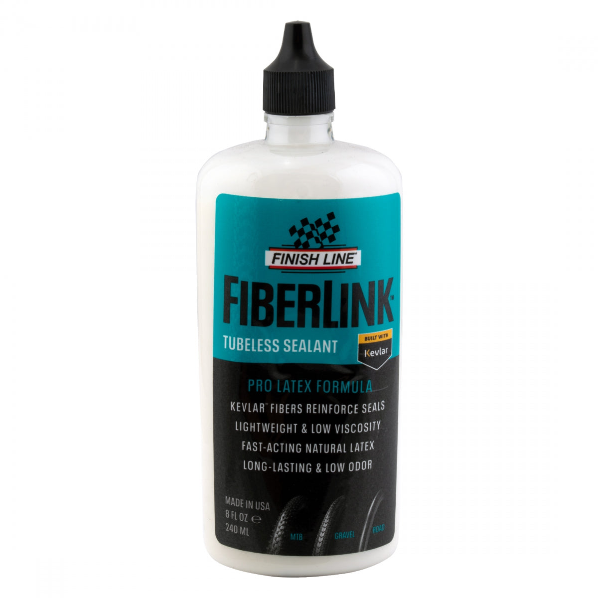 Sealant Tire F-L Tubeless Fiberlink Pro Latex 8oz 8/cs