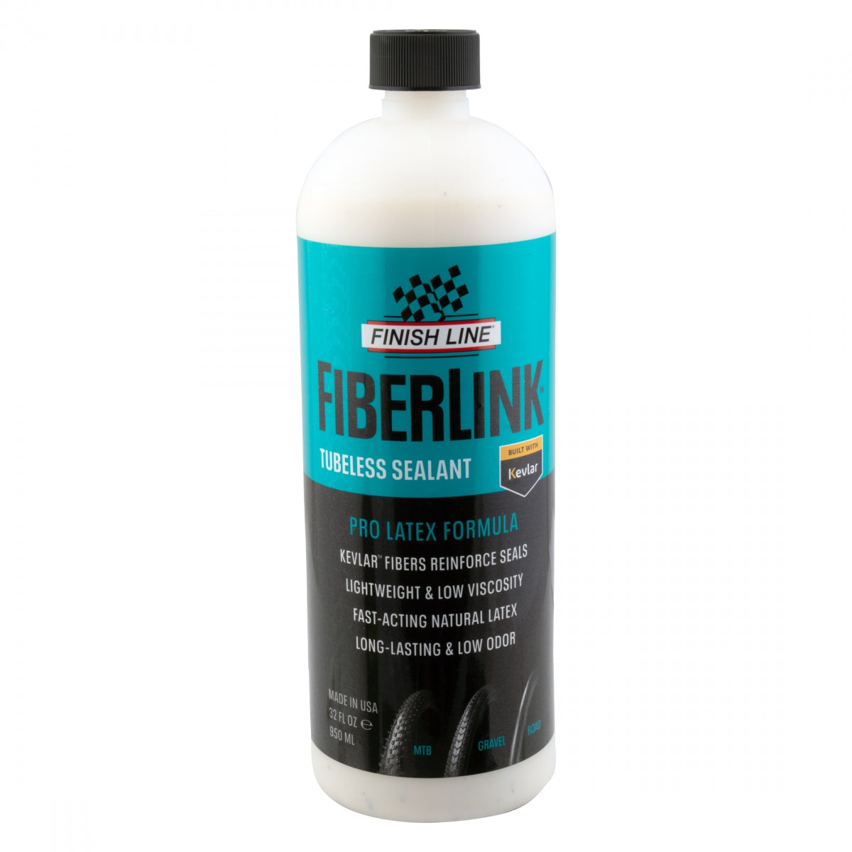 Sealant Tire F-L Tubeless Fiberlink Pro Latex 32oz 6/cs