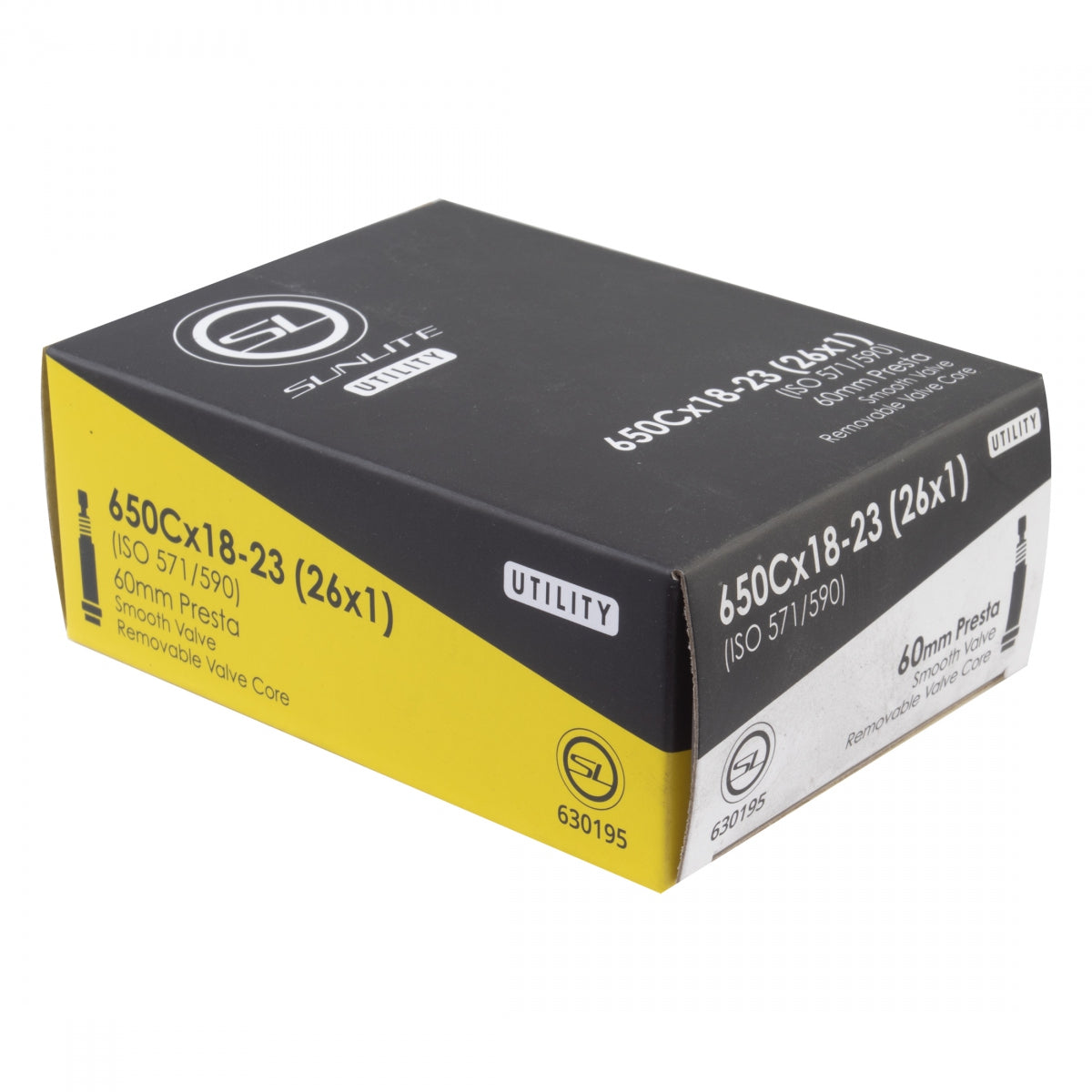 Tube Sunlt Utilit 650Cx18-23 PV60/SMTH/RC (26x1) FFW25mm