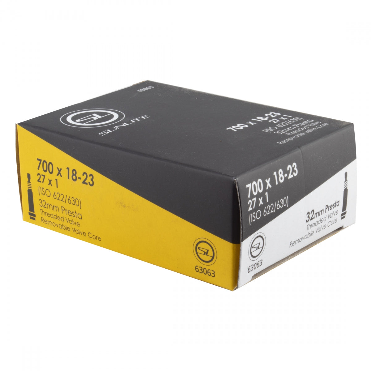 Tube Sunlt 700x18-23 PV32/THRD/RC (27x1) FFW22mm