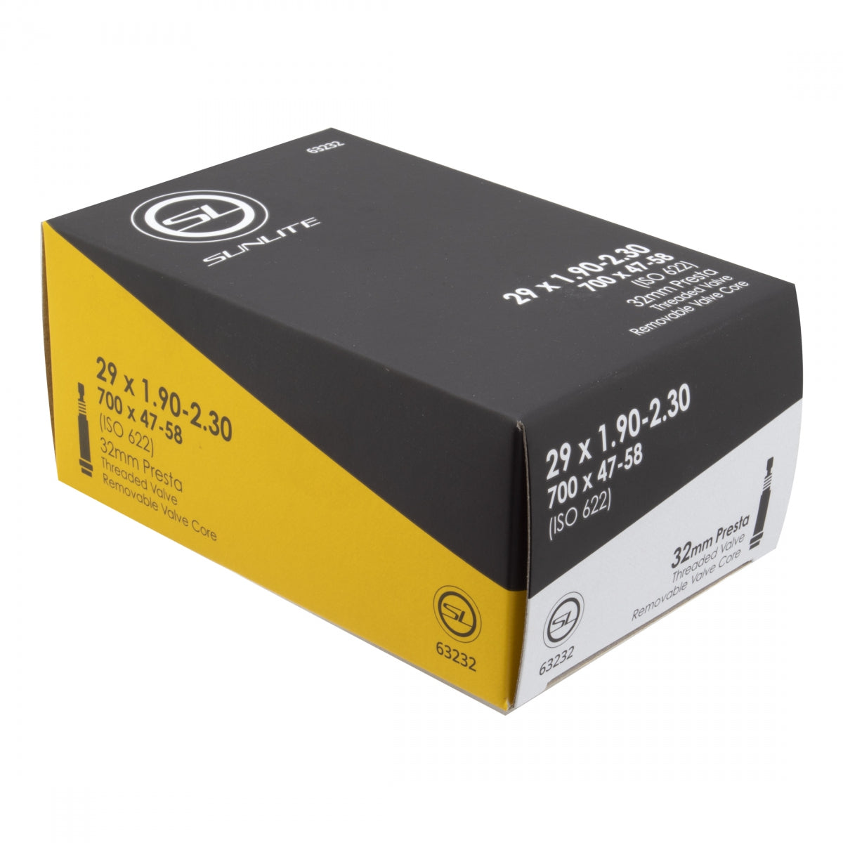 Tube Sunlt 29x1.90-2.30 PV32/THRD/RC (700x47-58) FFW51mm