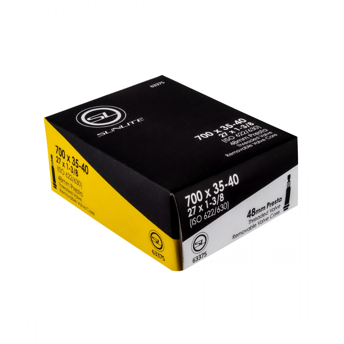 Tube Sunlt 700x35-40 PV48/THRD/RC (27x1-3/8) FFW33mm