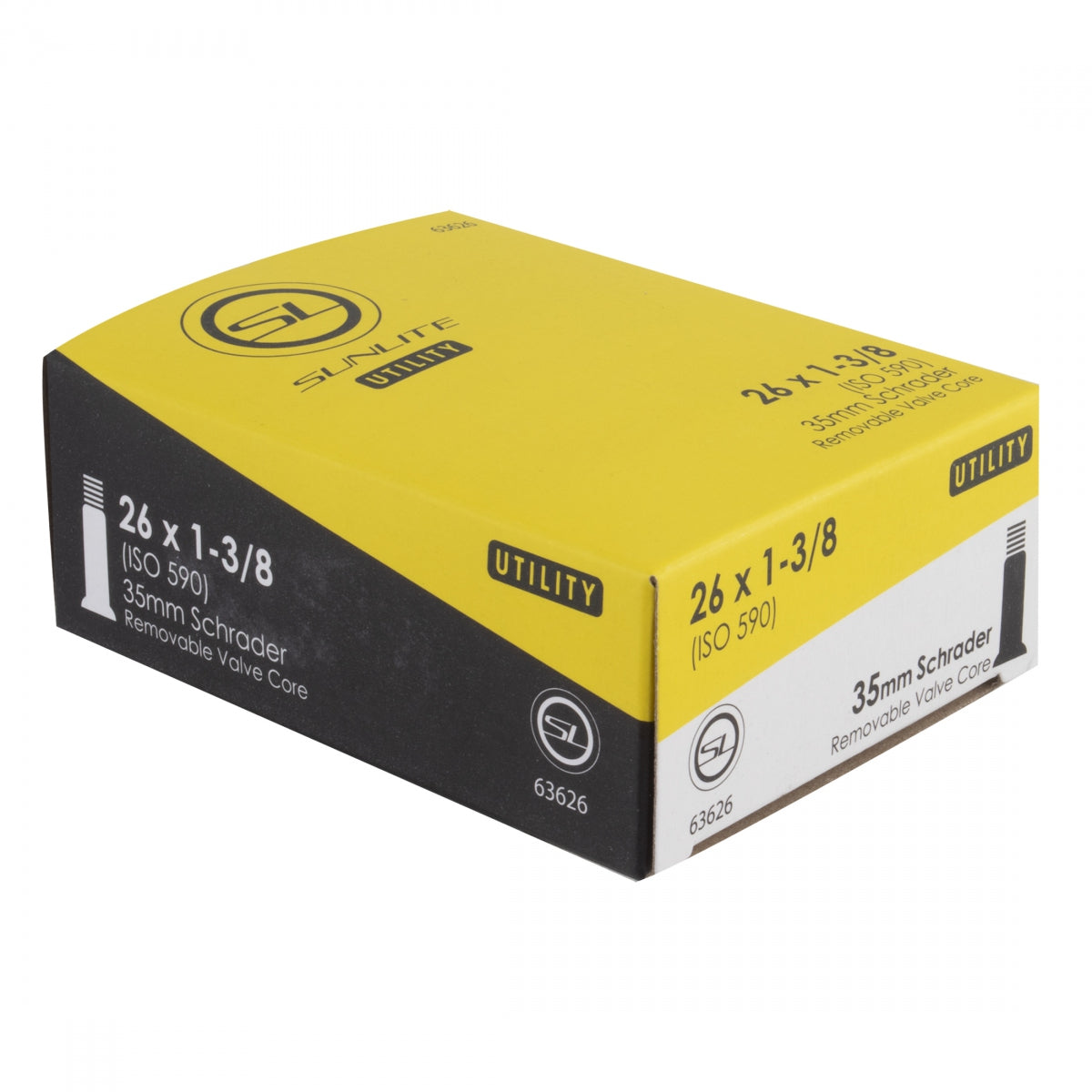Tube Sunlt Utilit 26x1-3/8 SV35 FFW37mm
