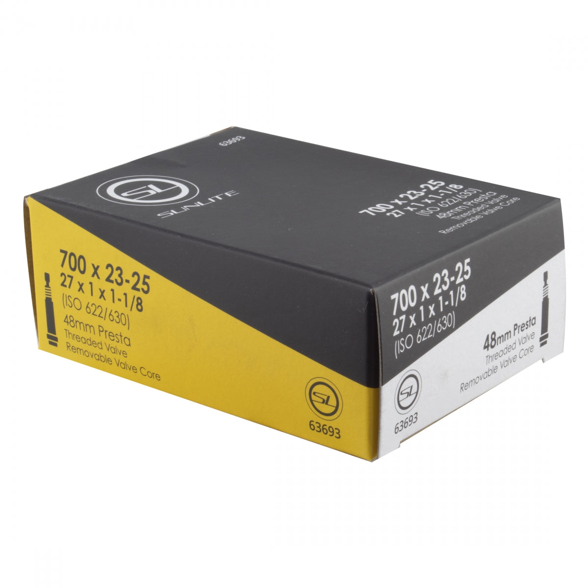 Tube Sunlt 700x23-25 PV48/THRD/RC (27x1x1-1/8) FFW25mm