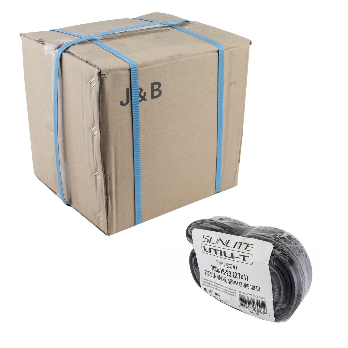 Tube Sunlt Utilit Bulk 700x18-23 27x1 PV/48/THRD/NRC BXof50 FFW 21mm