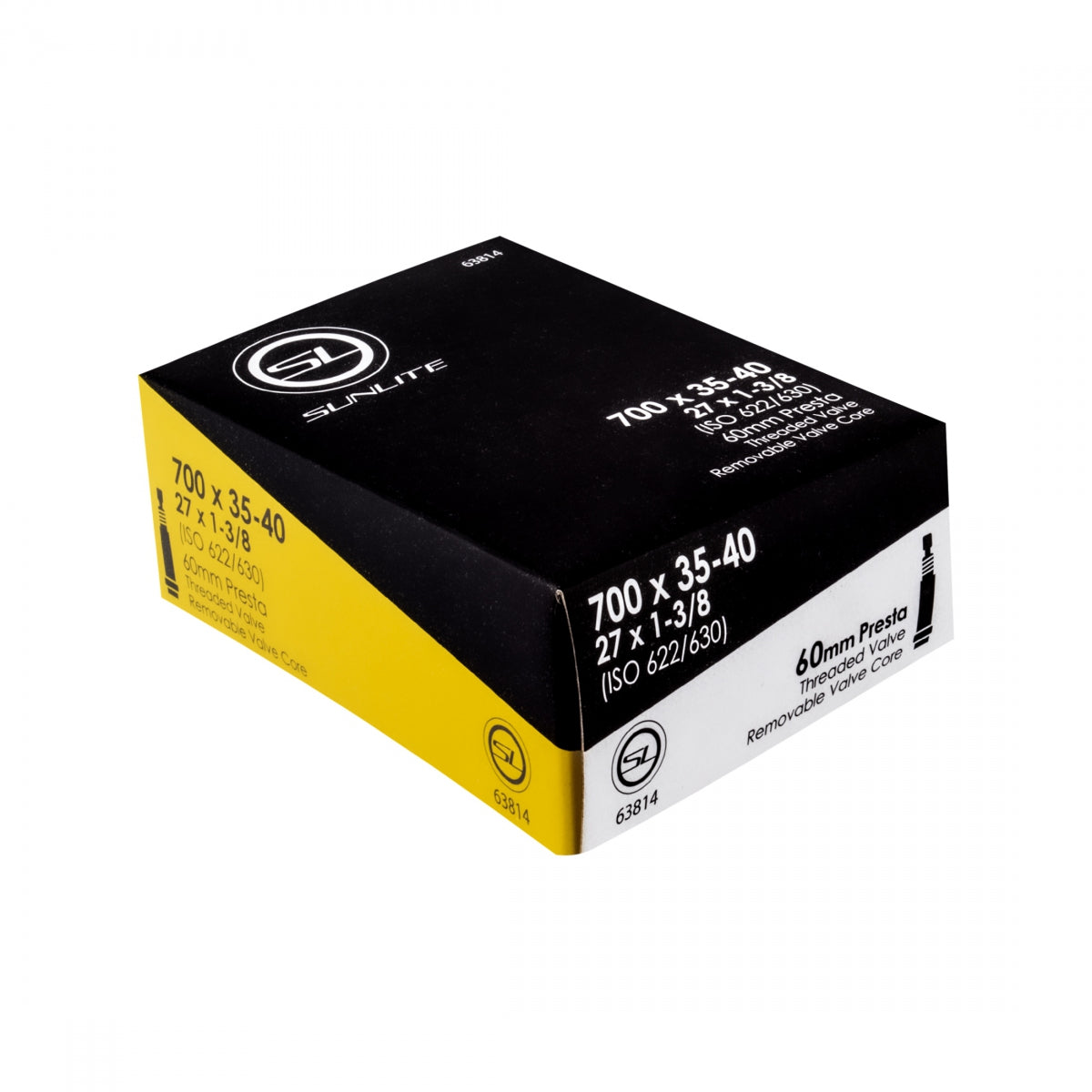Tube Sunlt 700x35-40 PV60/THRD/RC (27x1-3/8) FFW33mm