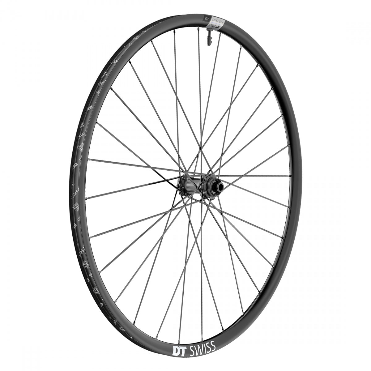 WHL FT DT 700 622x22 HE1800 Spline 110x12mmTA CL TBLS BK Boost