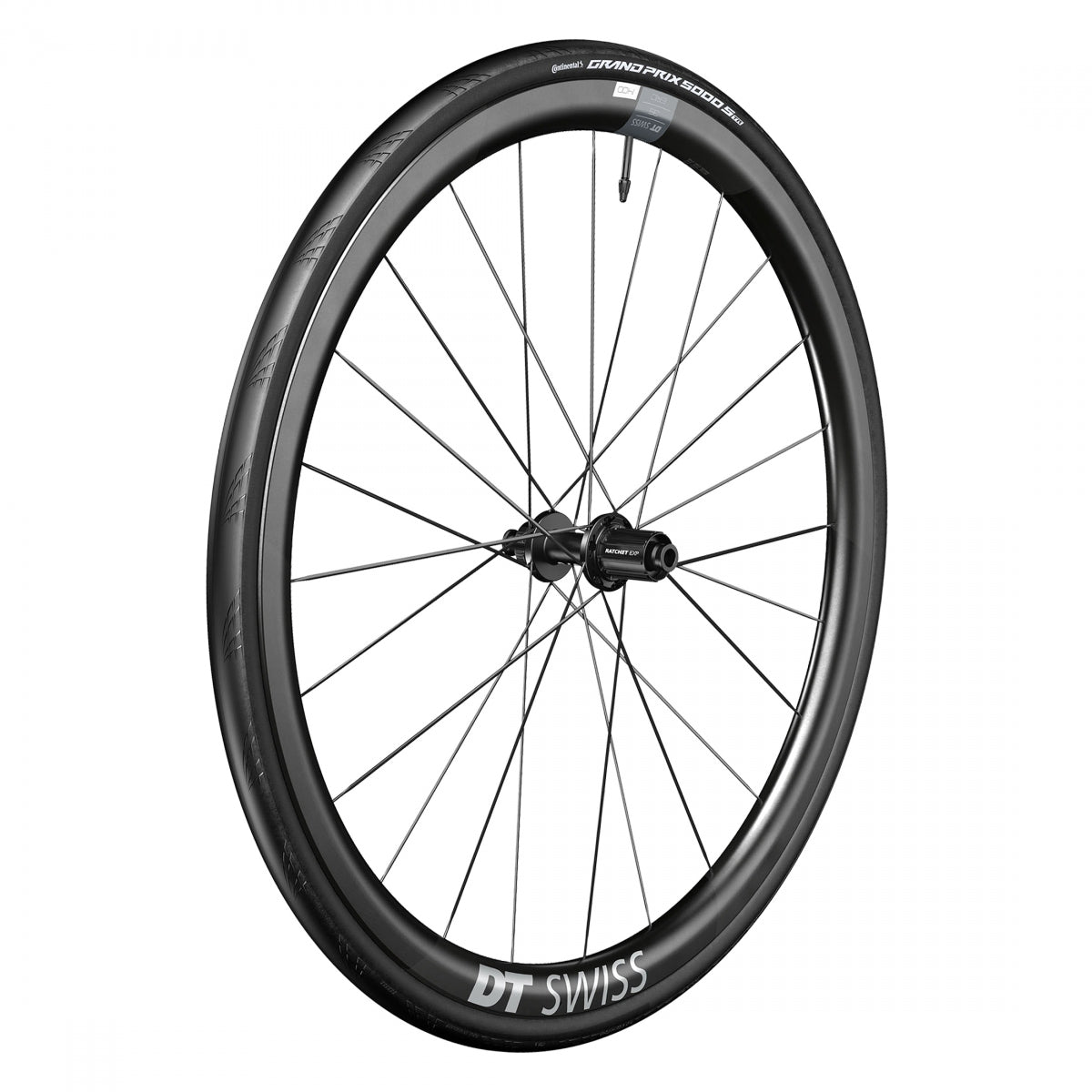 WHL RR DT 700 622x22 ERC1400 Dicut 35 142x12mmTA CL Shi 11s Road TBLS BK w/CONT GP 5000 STR
