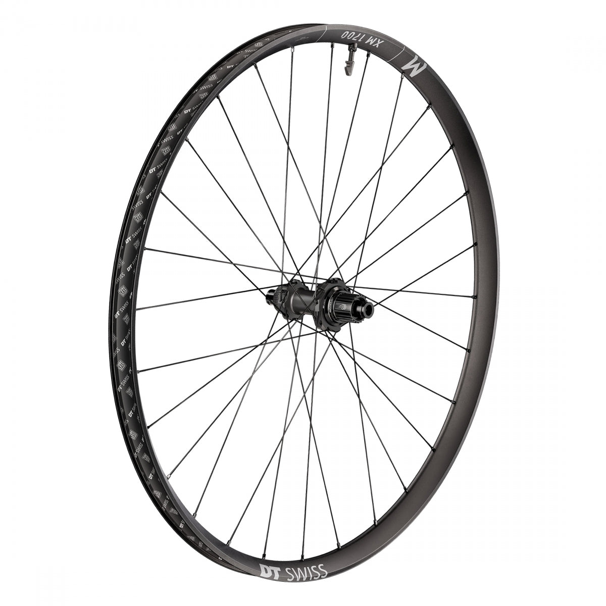 WHL RR DT 27.5 584x30 XM1700 Spline 148x12mmTA CL Shi 12s Ratchet DEG72 TBLS BK Boost