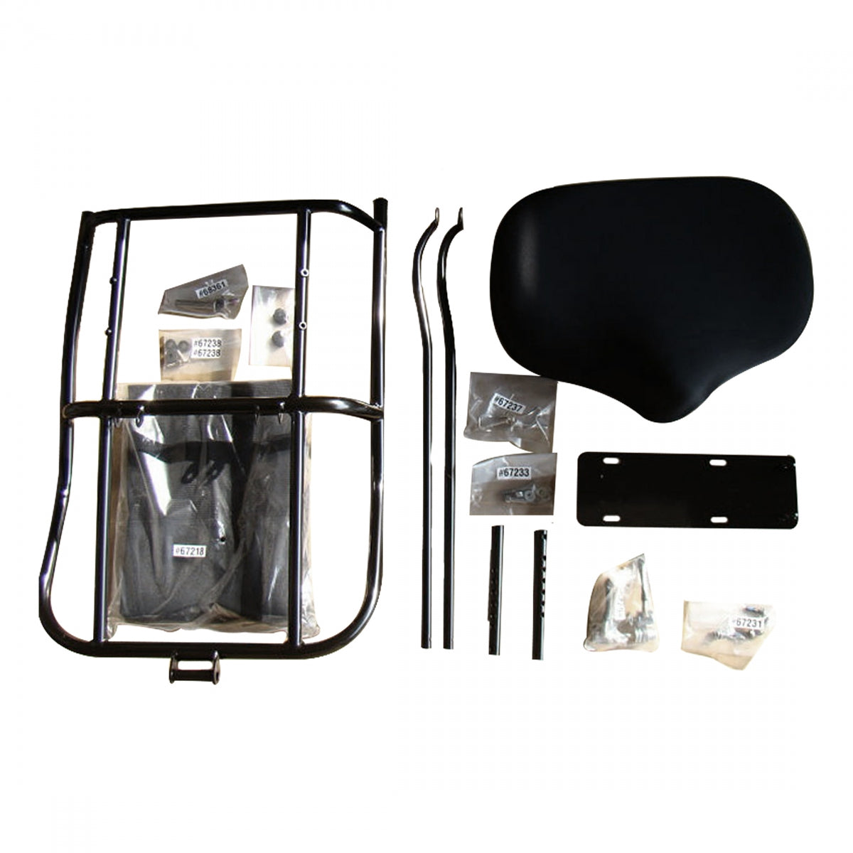 Rec Rep Seat Assembly Steel w/1in Slidecomplete SL