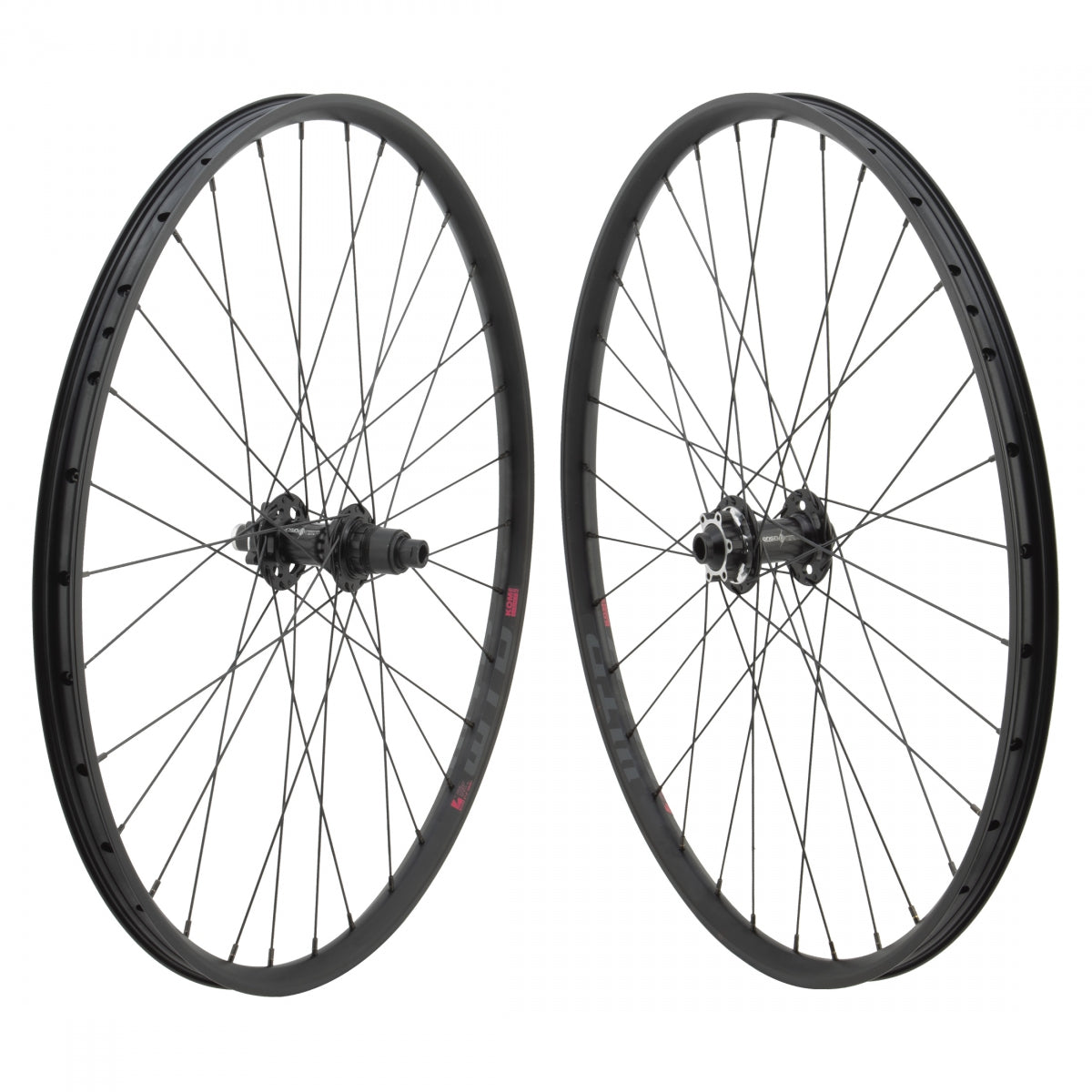 WHL PR 27.5 584x25 WTB Kom Light TCS 2.0i25 BK Disc 32 OR8 MT3100.1 12sXDR 6B 15mm 12mm Seal BK 142mm SS2.0BK PV NO Rim Decal ***RIMS Have Some Minor BLEMISHES***