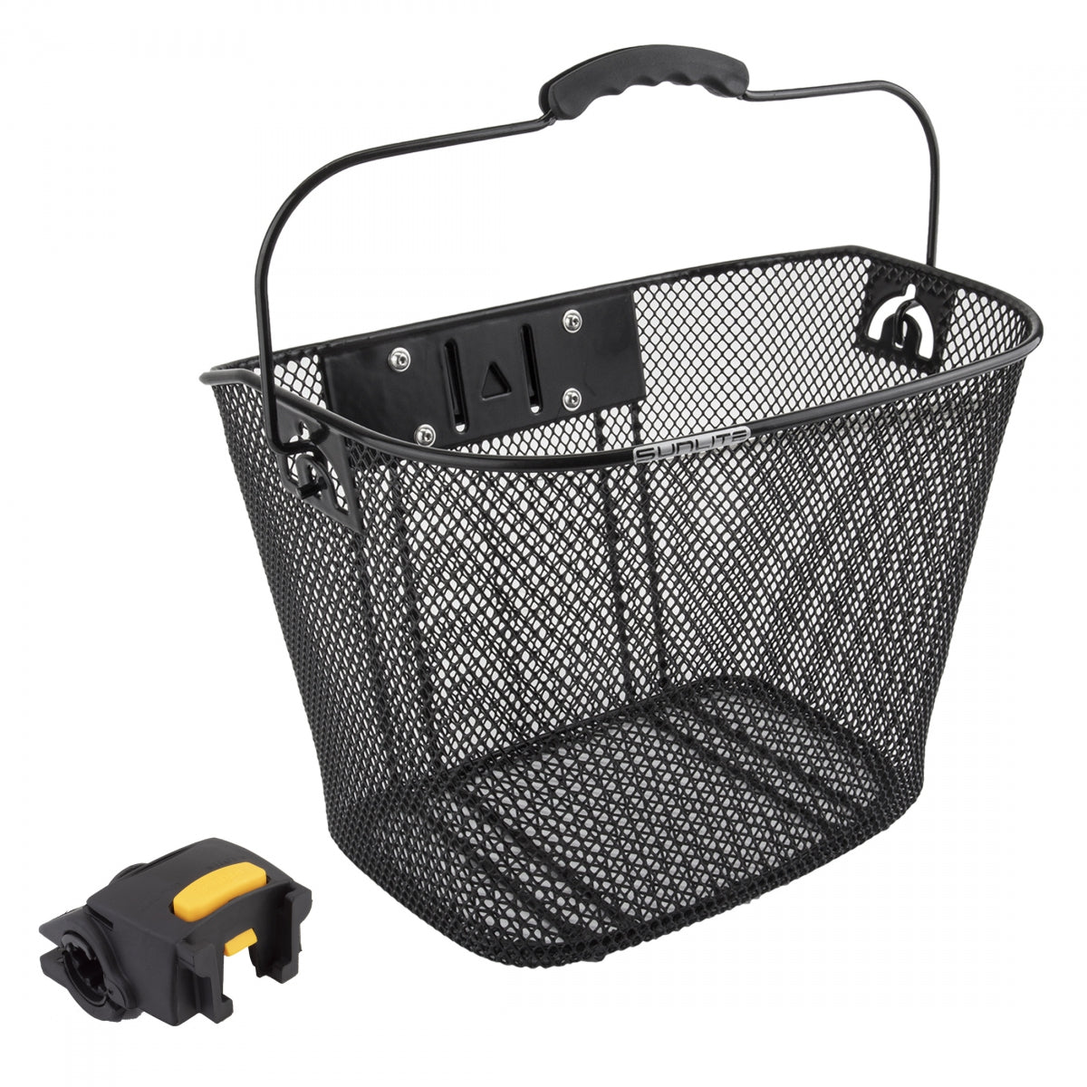 Basket Sunlt FT Mesh QR BK w/25.4-31.8 Bracket