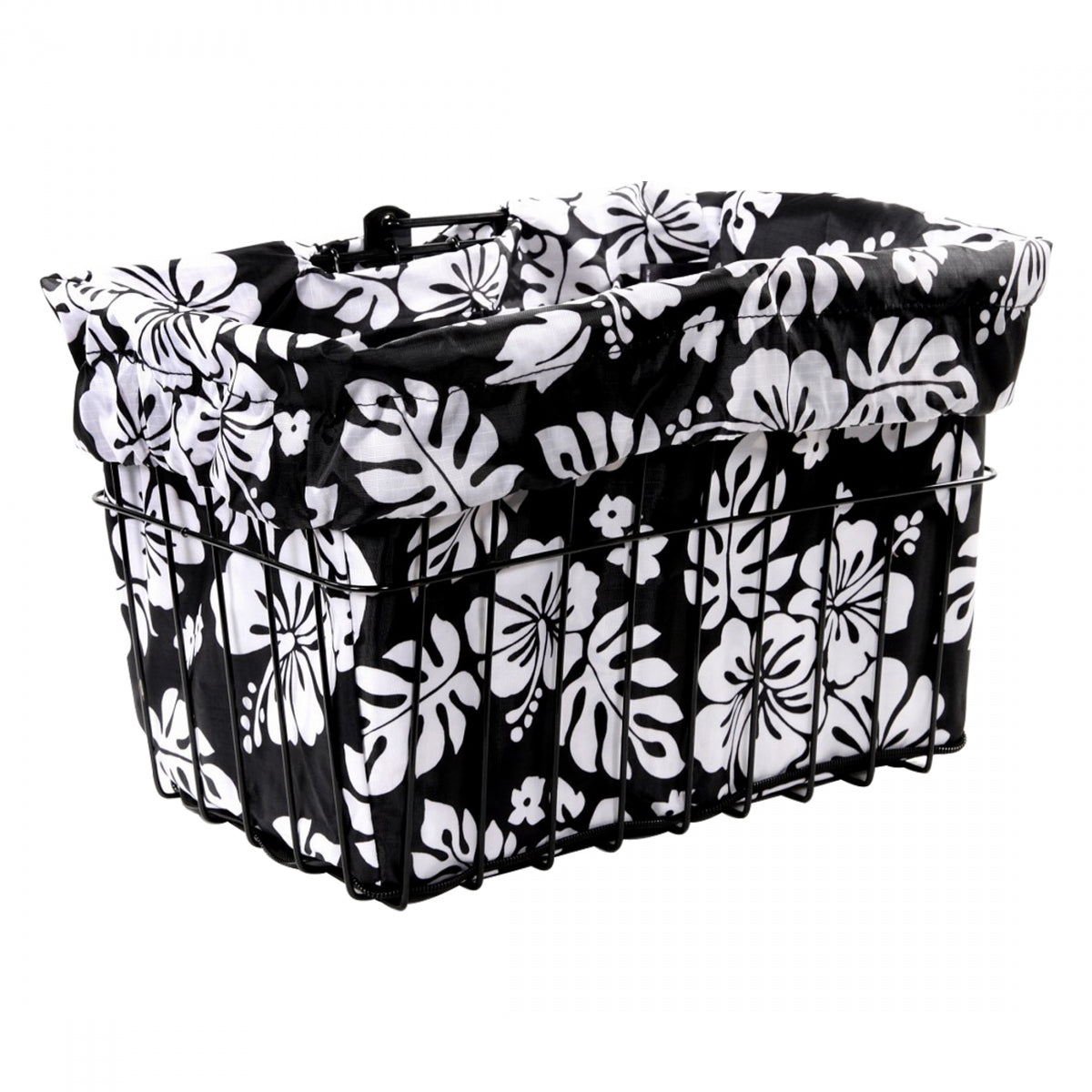 Basket Liner C-CANDY STD Hibiscus 14 BK/WH