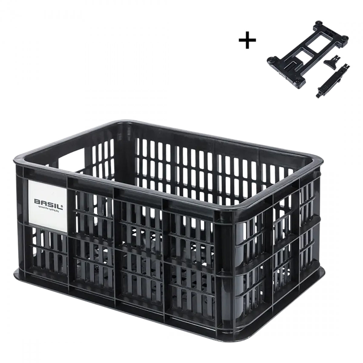 Basket Basil RR Ractop Crate Mik S 17.5L BK Recycled Material