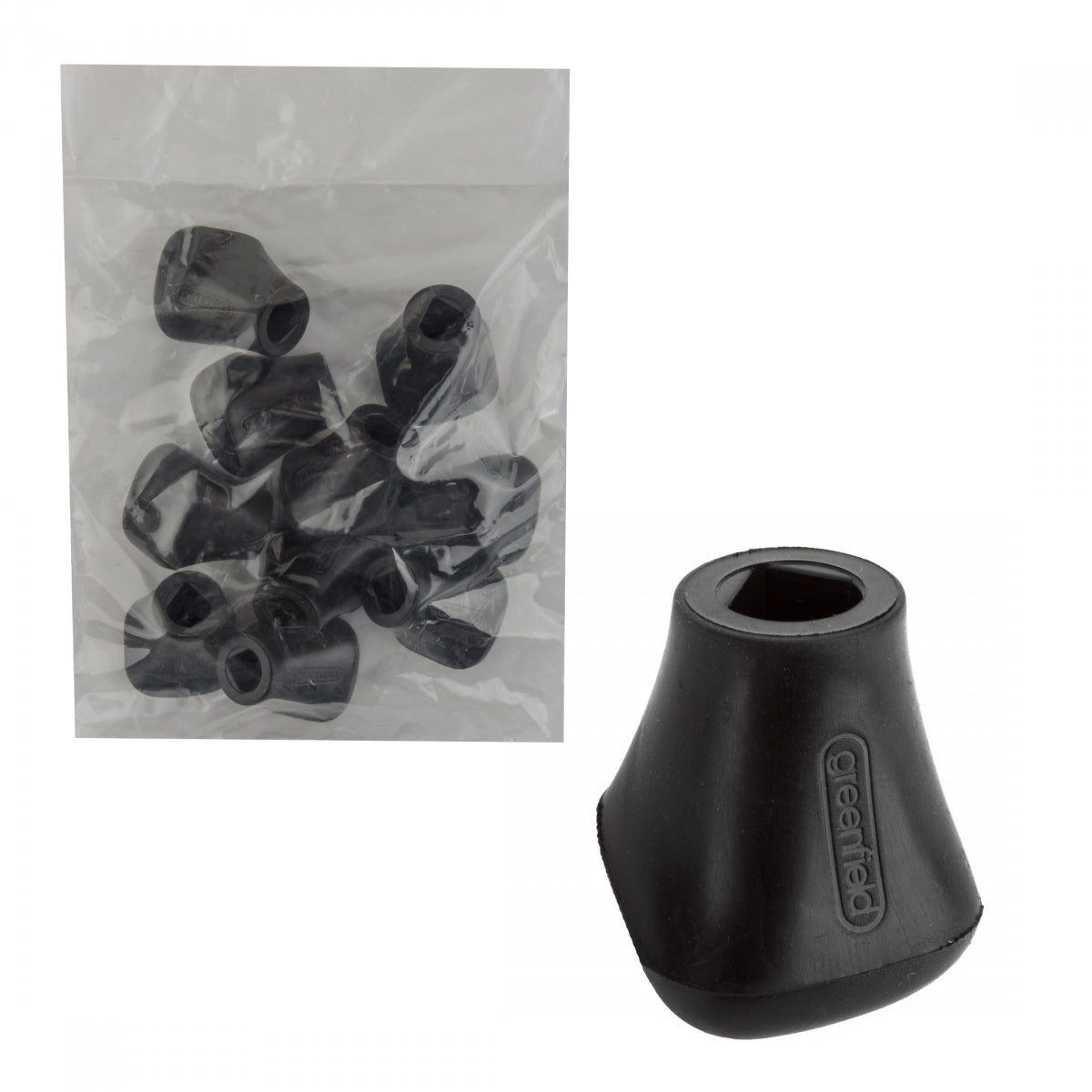 Kickstand Greenfield Rubber Foot ONLY BGof10