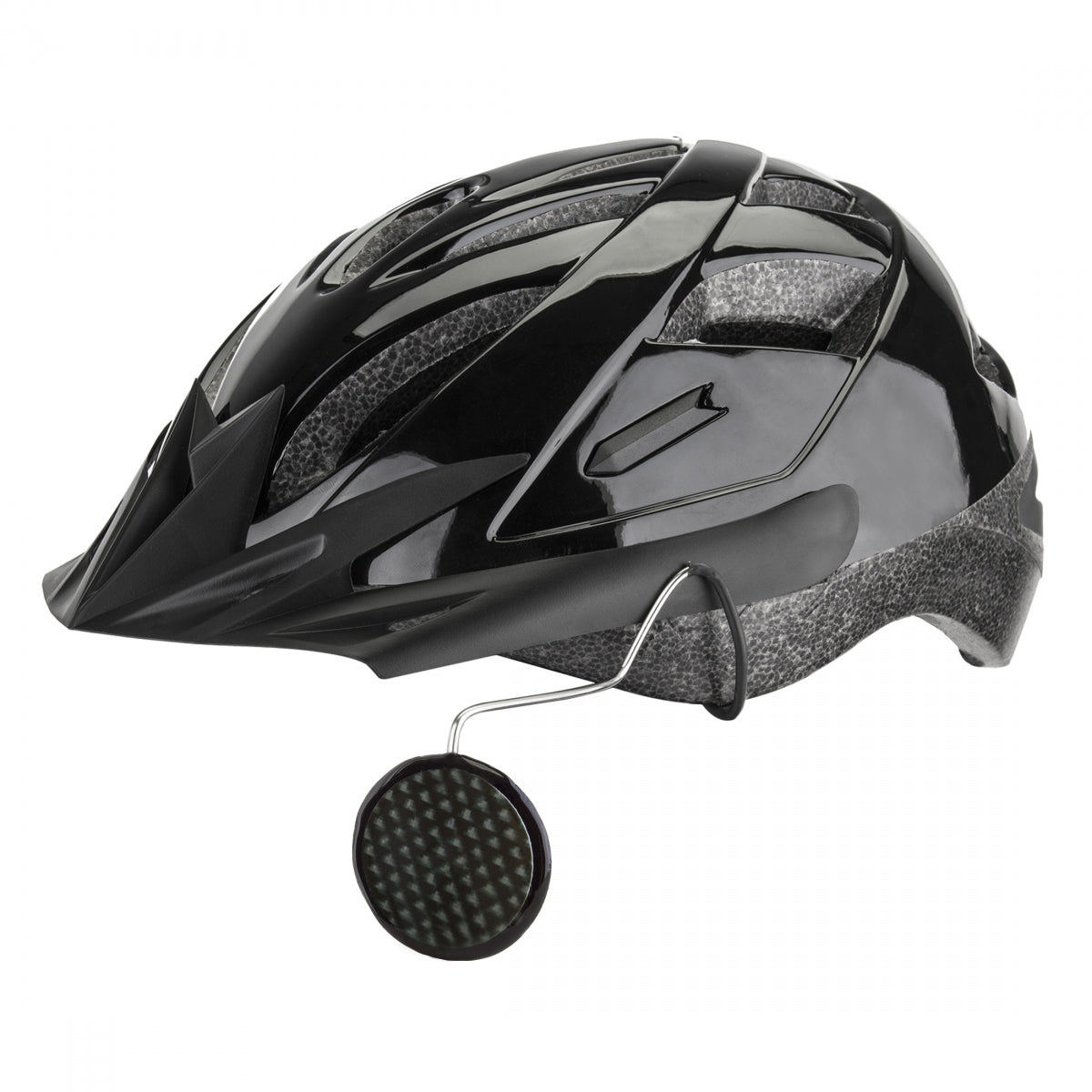 Mirror Tiger Eye Helmet Mount Carbon Fiber