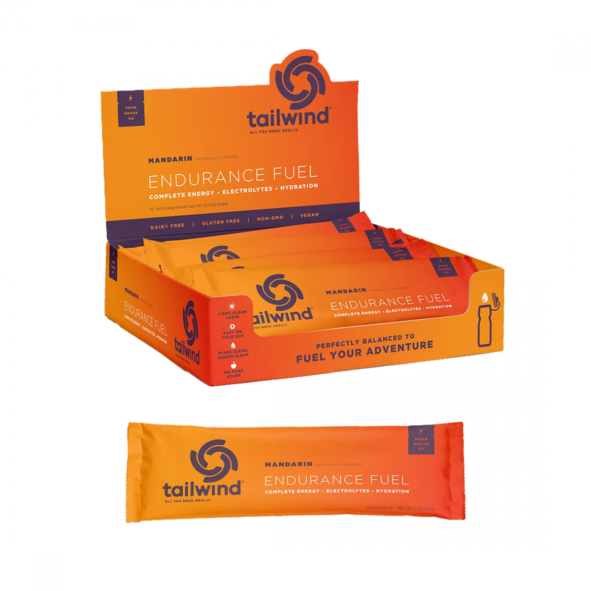 Food Tailwind Endurance Fuel Mandarin Orange BXof12 SS