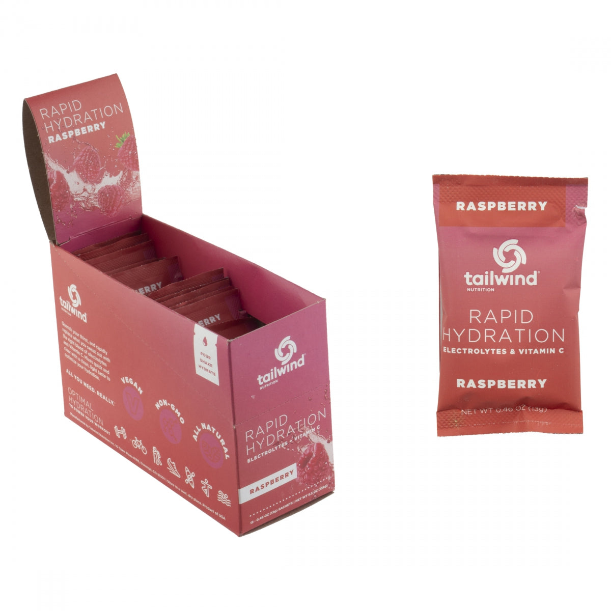 Food Tailwind Rapid Hydration Raspberry BXof12 SB