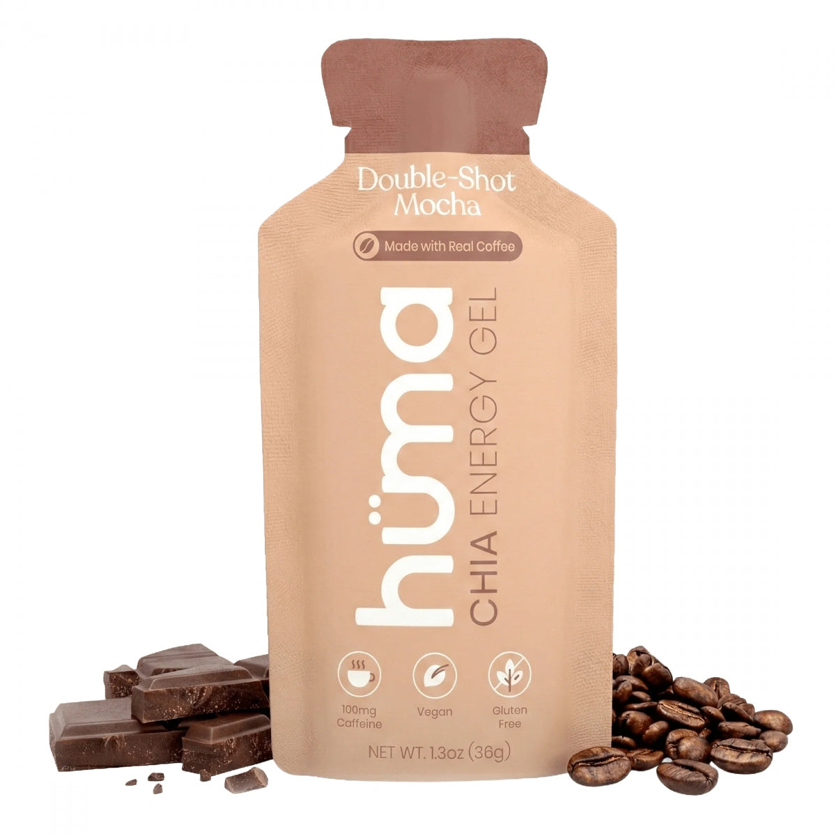Food Huma Chia Energy Gel Cafe Mocha BXof24 (P)