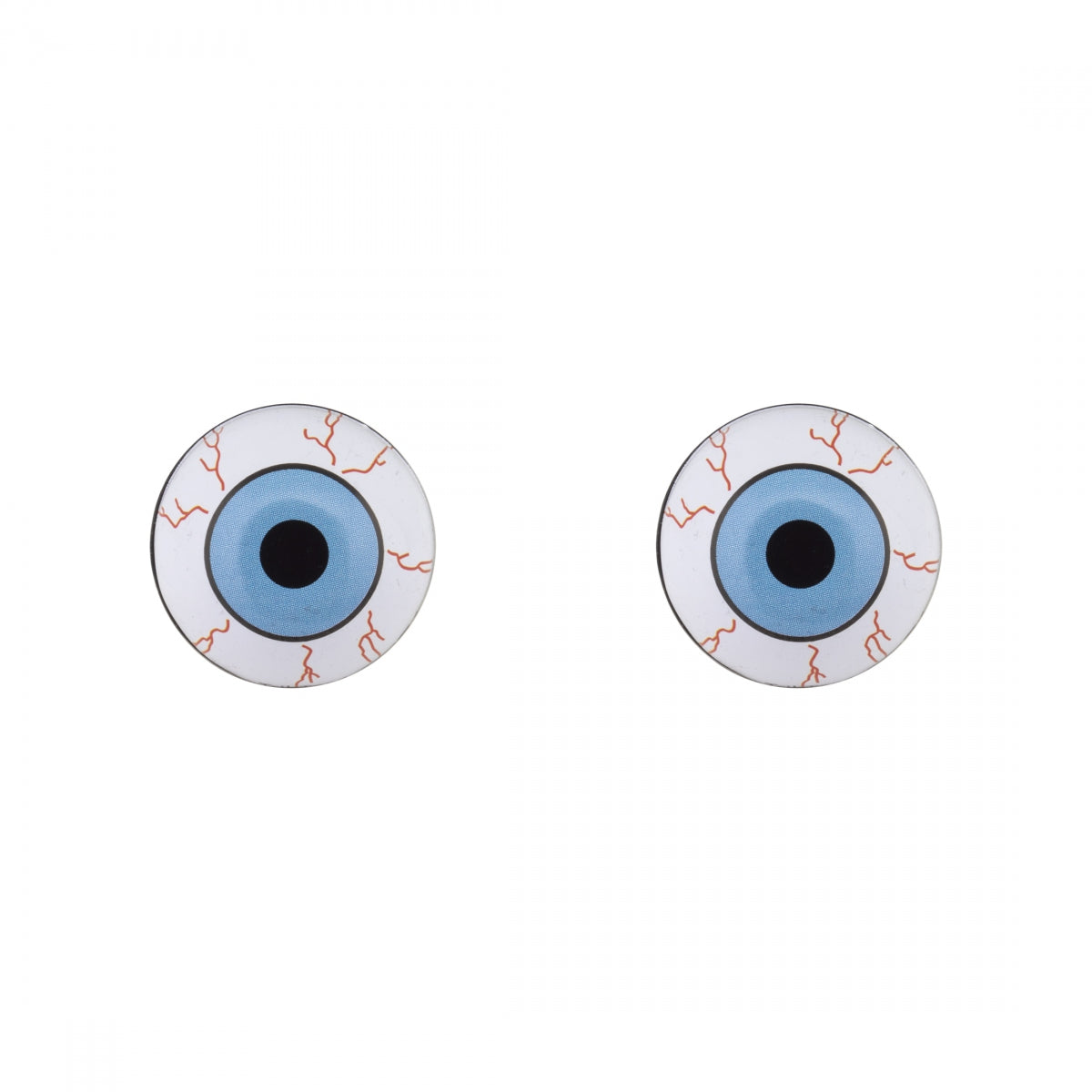 Valve Caps Triktopz Eyeball BLU/BLK 1pr/PK