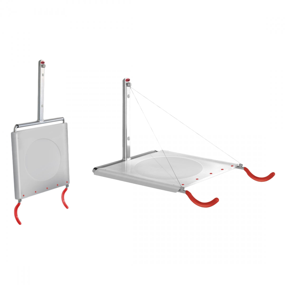 Storage Rack Delta Single Bike Wall Mount Rack With Shelf