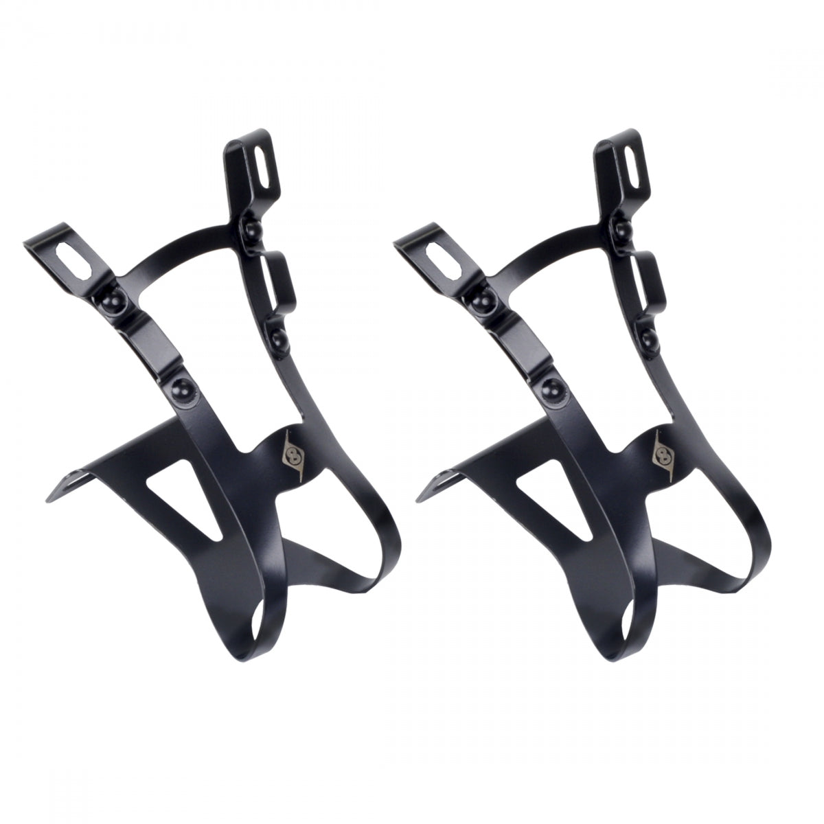 Toe Clips OR8 RD STL DBL LG BK