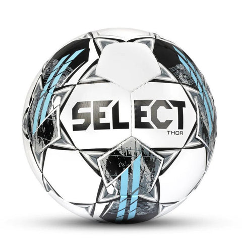 Select THOR White/Blue NFHS Soccer Ball - Size 4