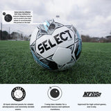 Select THOR White/Blue NFHS Soccer Ball - Size 4