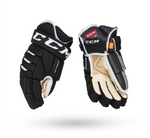 13" CCM Tacks 4 Roll Pro 2 Hockey Gloves - Black/White
