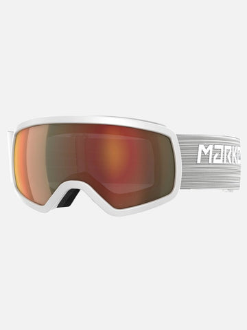 Marker 4:3 Junior Ski Goggles - Snowhite/Orange Clarity