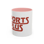 Sports Plus Accent Coffee Mug - 11oz & 15oz - Perfect for Sports Lovers