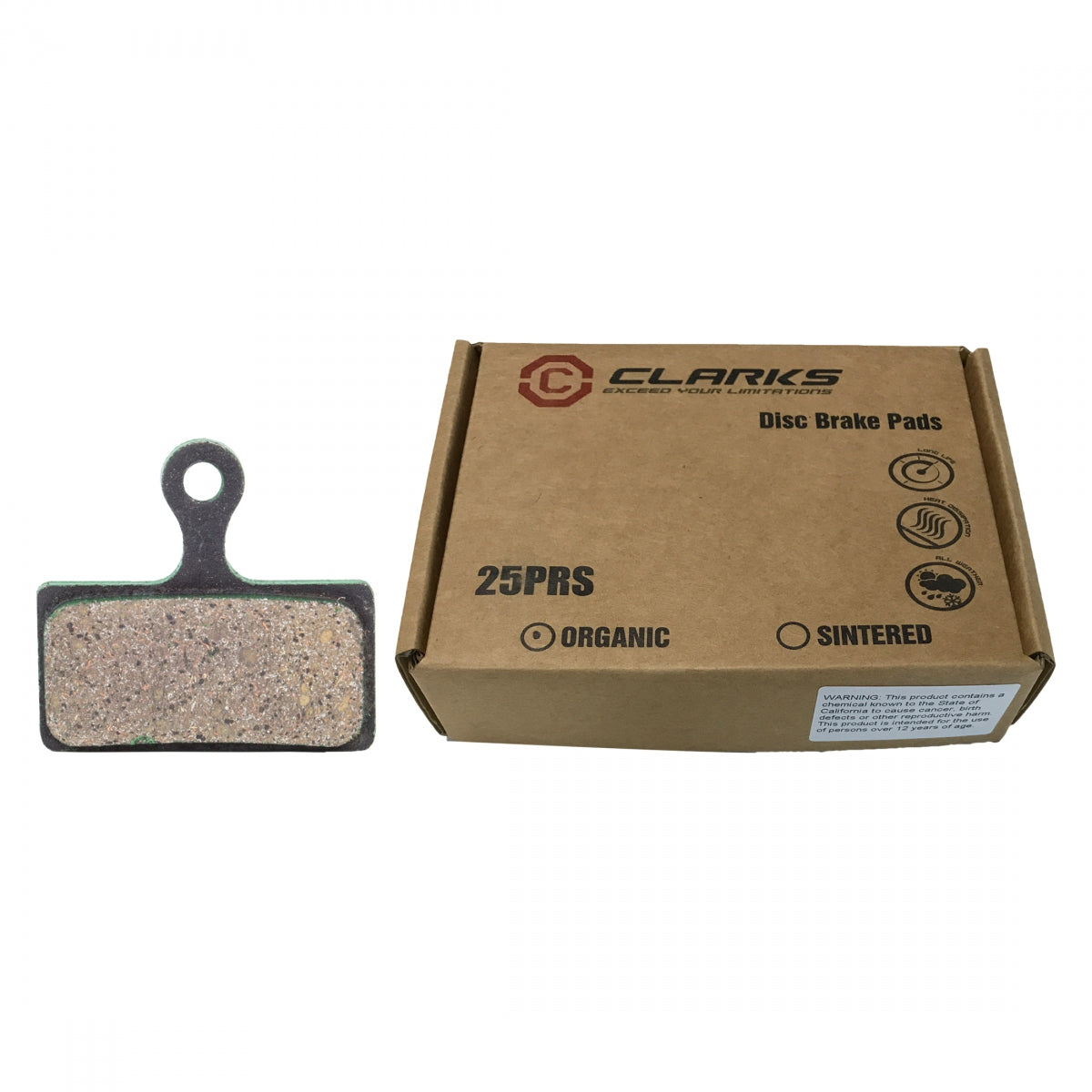 Brake Shoes CLK Disc Tray ORG VX852 BXof25pr Shi XTR/XT/SLX/ALFINE M985/M785/M675/S700