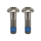 Brake Part Sram Disc ADPTR Screws ONLY 17mm T25 SS Pair f/FLAT Mount Caliper
