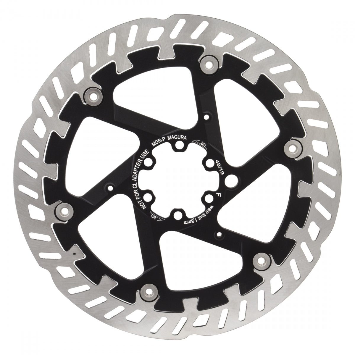 Brake Part Mag Disc Rotor MDR-P 203 6B SL/BK