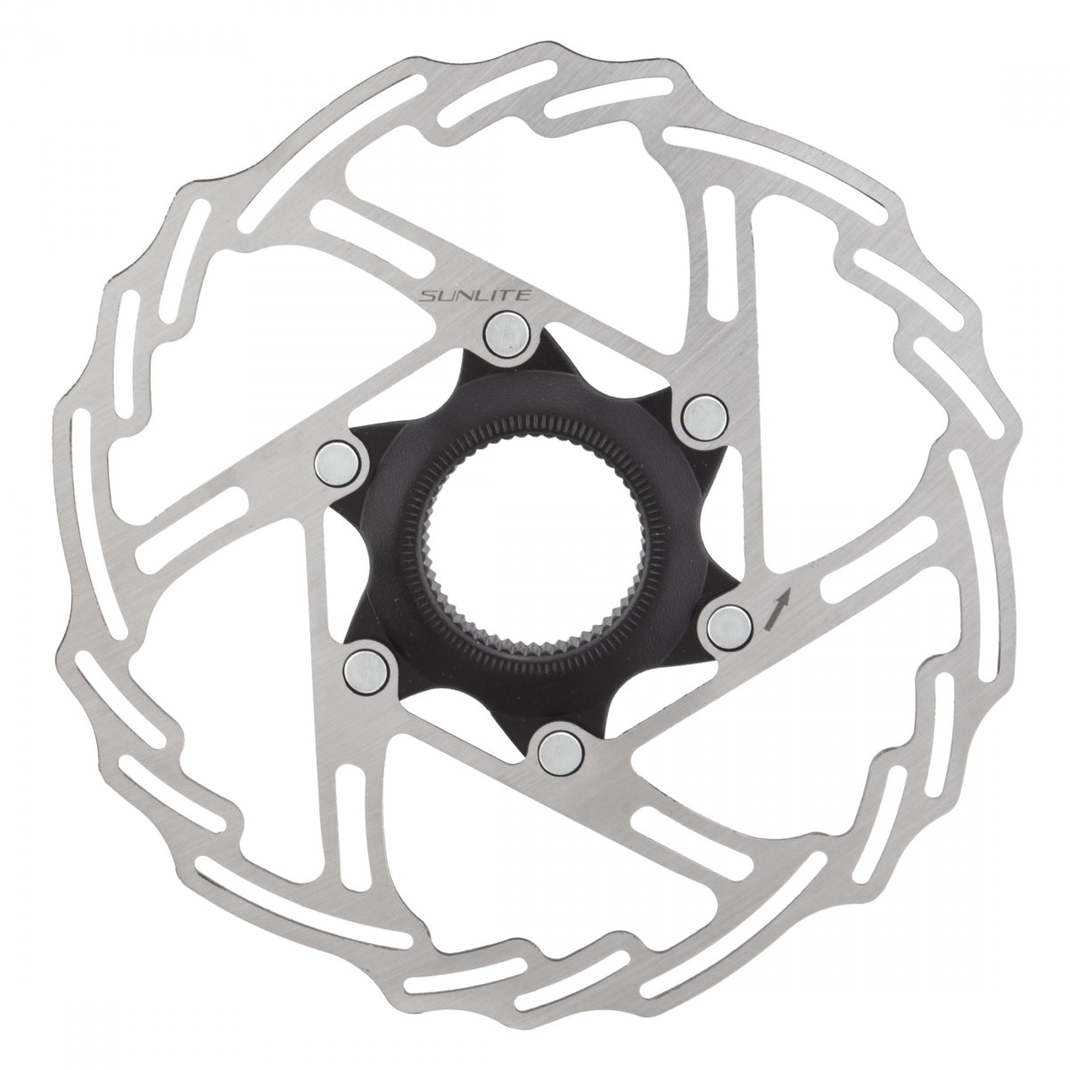 Brake Part Sunlt Disc Rotor 140mm CL BK/SL