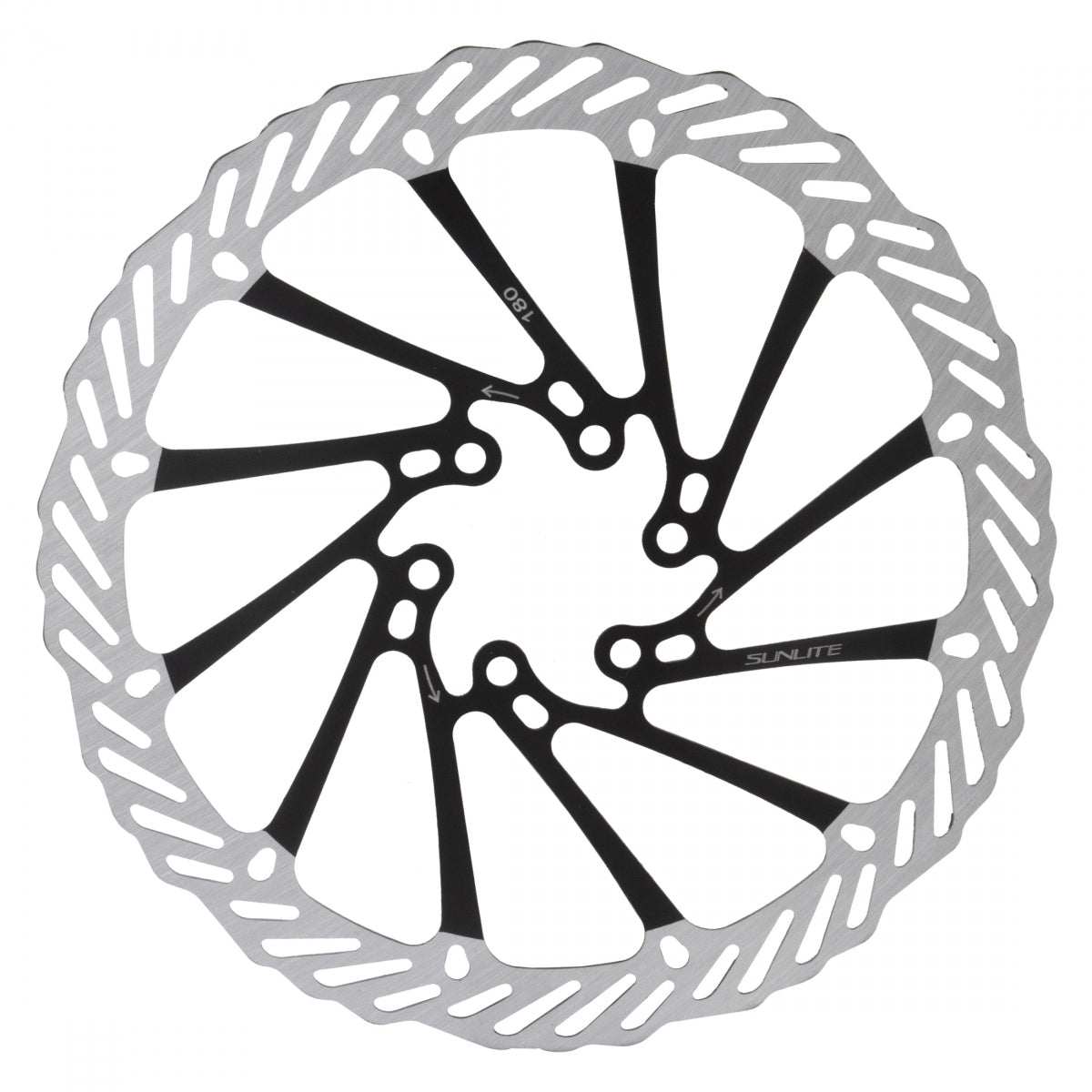 Brake Part Sunlt Disc Rotor RDR.1 180x1.8mm 6B SL/BK