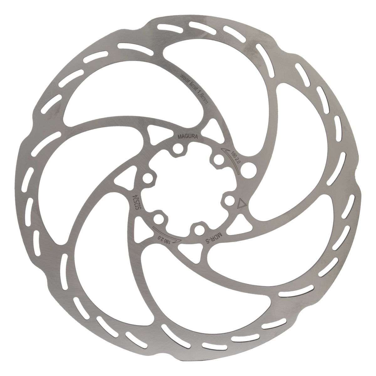 Brake Part Mag Disc Rotor MDR-S 180 2.5mm 6B f/GUSTAV SL
