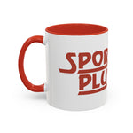 Sports Plus Accent Coffee Mug - 11oz & 15oz - Perfect for Sports Lovers