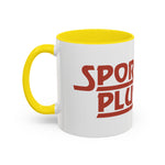 Sports Plus Accent Coffee Mug - 11oz & 15oz - Perfect for Sports Lovers