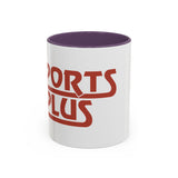 Sports Plus Accent Coffee Mug - 11oz & 15oz - Perfect for Sports Lovers