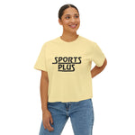 Women’s Boxy Tee - Sports Plus Graphic Tee for Casual Wear