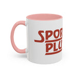 Sports Plus Accent Coffee Mug - 11oz & 15oz - Perfect for Sports Lovers