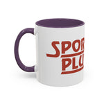 Sports Plus Accent Coffee Mug - 11oz & 15oz - Perfect for Sports Lovers