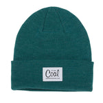 The Mel Recycled Polylana Knit Beanie - Green